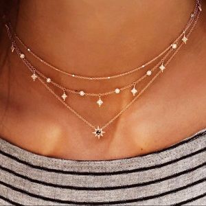 Star Charm Layered Necklace